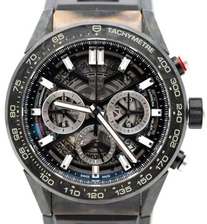 TAG Heuer Carrera CBG2A91.FT6173 45mm Carbon fiber and Stainless steel Skeletonized