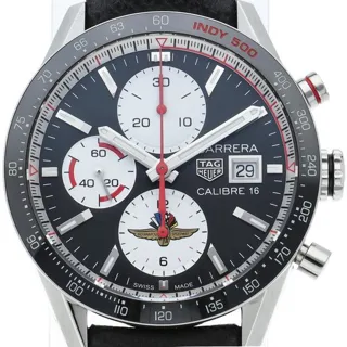 TAG Heuer Carrera CV201AS.FC6429 41mm Ceramic and Stainless steel Black