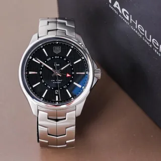 TAG Heuer Link Calibre 7 WAT201A.BA0951 42mm Stainless steel Black