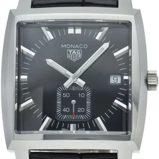 TAG Heuer Monaco WAW131A.FC6177 37mm Stainless steel Black