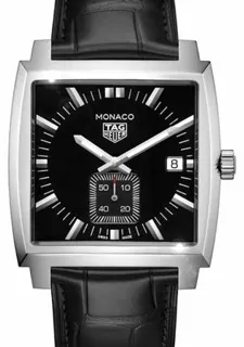 TAG Heuer Monaco WAW131A 37mm Stainless steel Black