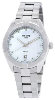 Tissot PR 100 T101.910.11.116.00 36mm Stainless steel White