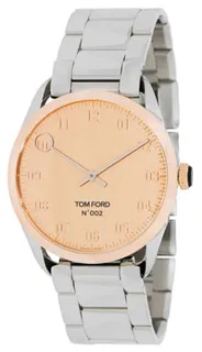 Tom Ford 002 TF0120197082 STE Stainless steel Golden