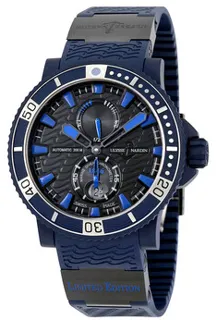 Ulysse Nardin Maxi Marine Diver 263-97LE-3C 45.8mm Stainless Steel$Blue Rubber Black