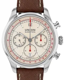 Union Glashütte Belisar Chronograph D009.427.16.267.02 44mm Stainless steel Champagne