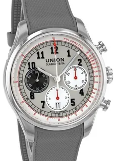 Union Glashütte Belisar Chronograph D009.427.17.082.00 44mm Stainless steel Gray