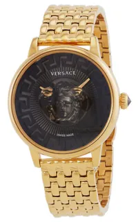 Versace Medusa VE6F00523 Stainless steel Black