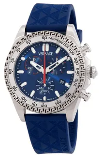 Versace Chrono VE9K00724 44mm Stainless steel Blue