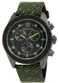 Versace Greca Dome VE6K00223 43mm Stainless steel Black