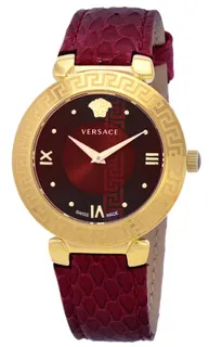 Versace Daphnis V16080017 35mm Stainless steel Red