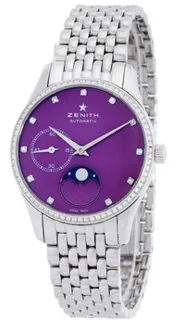 Zenith Elite 16.2310.692/92.M2310 33mm Stainless steel Purple