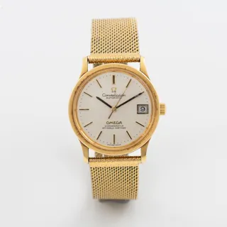 Omega Constellation 33.5mm 18k yellow gold