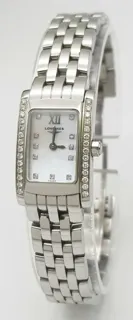 Longines 16mm Stainless steel White