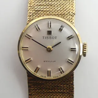 Tissot Stylist 20.5mm 9K Yellow Gold