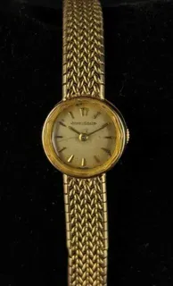 Jaeger-LeCoultre 15mm 18k yellow gold Champagne