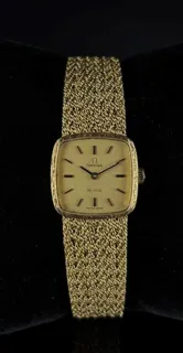 Omega De Ville 20mm 18k yellow gold Golden