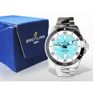 Breitling Superocean Stainless steel Turquoise