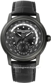 Frédérique Constant Manufacture FC-718BAWM4TH6 Brushed/polished steel Black