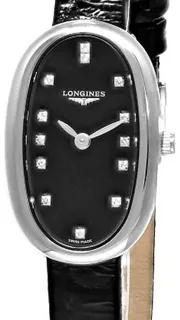 Longines Symphonette L2.305.4.57.0 / L23054570 29.4mm Stainless steel Black