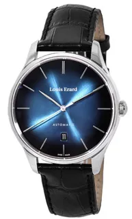 Louis Erard Héritage 69287AA65.BAAC82 Stainless steel Blue