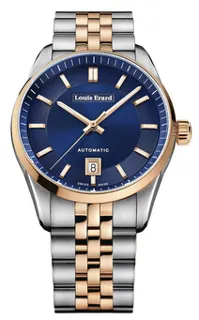 Louis Erard Héritage 69101AB75.BMA58 40mm Stainless steel Blue