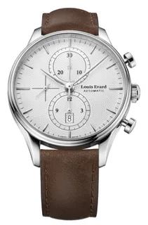 Louis Erard Héritage 78289AA21.BVA01 43mm Stainless steel Silver