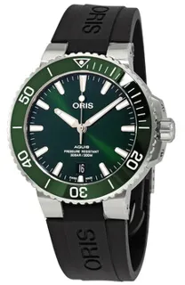 Oris Aquis Date 01 733 7732 4157-07 4 21 64FC Stainless steel Green