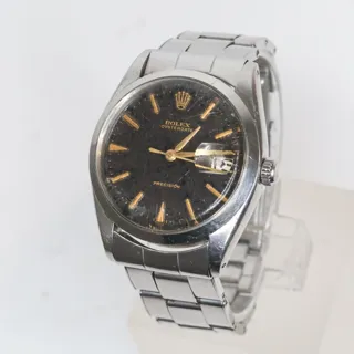 Rolex Oysterdate Precision 6694 Stainless steel Black