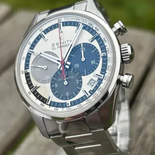 Zenith El Primero Original 1969 03.2150.400/69.M2150 38mm Stainless steel Silver