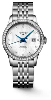 Longines Record L2.321.0.87.6 30mm Stainless steel White