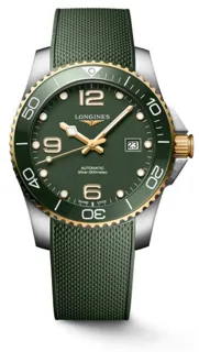 Longines HydroConquest L3.781.3.06.9 41mm Stainless steel Green