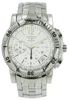 Longines Admiral L3.621.4 40mm Stainless steel White