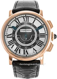 Cartier Rotonde de Cartier W1555951 25.5mm 18k rose gold Gray