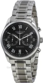 Longines Master Collection L2.629.4.51.6 40mm Stainless steel Black