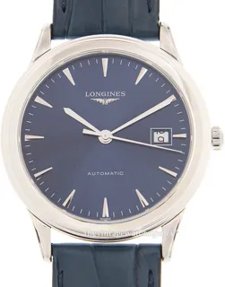 Longines La Grande Classique L4.974.4.92.2 38.5mm brushed/polished steel blue