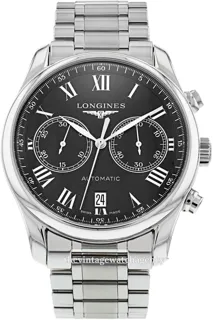 Longines Master Collection L2.629.4.51.6 40mm Stainless steel Black