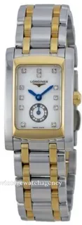 Longines DolceVita L5.155.5.08.7 20mm Yellow gold and Stainless steel White