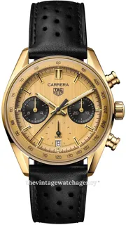 TAG Heuer Carrera CBS2240.FC8319 Yellow gold Black