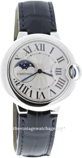 Cartier Ballon Bleu de Cartier WSBB0029 brushed/polished steel Silver