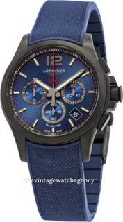 Longines Conquest V.H.P. L37172969 black steel blue