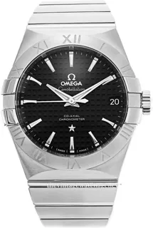 Omega Constellation 123.10.38.21.01.002 Stainless steel Black