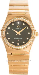 Omega Constellation 11586000 18k rose gold Brown