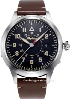 Alpina Startimer AL-525BBG4SH6 Stainless steel Black