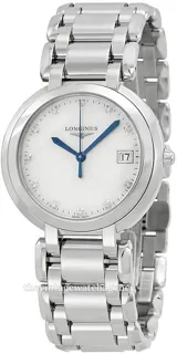 Longines PrimaLuna L8.114.4.87.6 34mm Stainless steel White