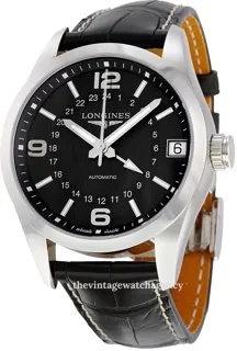 Longines Conquest Classic L2.799.4.56.3 42mm Stainless steel Black