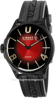 U-Boat Darkmoon 9501 Stainless steel Red