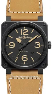 Bell & Ross Instruments BR0392-HERITAGE-CE 42mm Ceramic Black