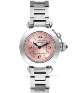 Cartier Pasha Miss Pasha W3140008 Stainless steel Pink