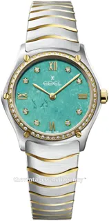 Ebel Sport Classic 1216599 29mm Yellow gold and Stainless steel Blue