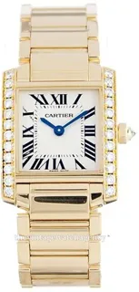 Cartier Tank Française WE1001R8 18k yellow gold Silver